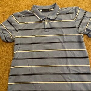 Club Room Polo Blue With Stripes Size XL